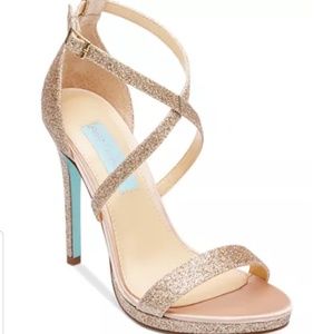 Blue by Betsey Johnson Andi Evening Sandals Gold